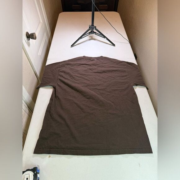 Vintage Nike Just Do It Men's XL Brown Track Club Swoosh Spellout T-Shirt - Picture 8 of 8